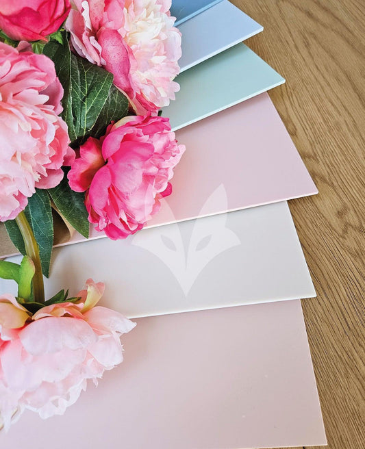 29 x 21 cm plexiglass acrylic sheets - Laserfox.eu