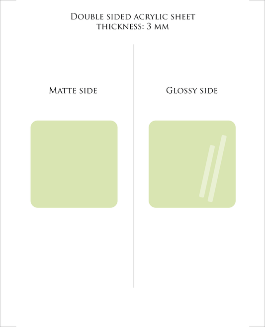 LIME Pastel Acrylic Sheet 3mm – Cast PMMA for Laser Cutting & Glowforge