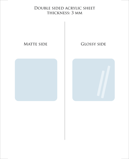 30 x 48.3 cm (Glowforge size) SKY BLUE plexiglass acrylic sheet COLOR 017 | Pastel Acrylic Sheets | 3mm acrylic | Premium Acrylic