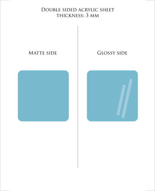 BLAU Pastell-Acrylplatte 3 mm – Guss-PMMA für Laserschneiden & Glowforge