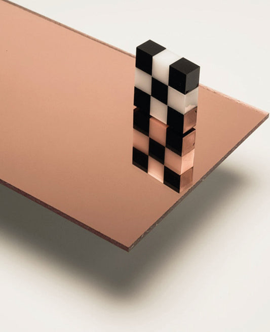 KUPFER Plexiglas-Acrylplatte 3 mm für Laserschneiden & Glowforge