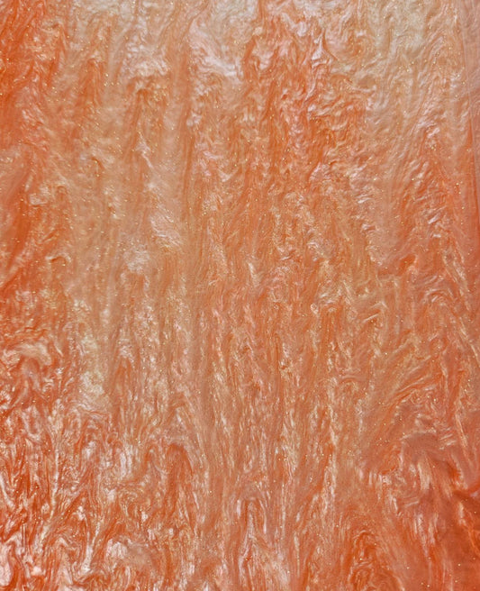 ORANGE Marbled Glitter Acrylic Sheet 3mm – Cast PMMA for Laser Cutting & Glowforge