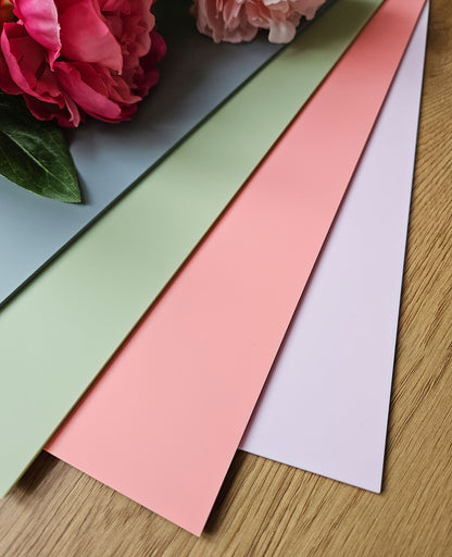 29 x 21 cm GREEN plexiglass acrylic sheet COLOR 249 | Pastel Acrylic Sheets | 3mm acrylic | Premium Acrylic