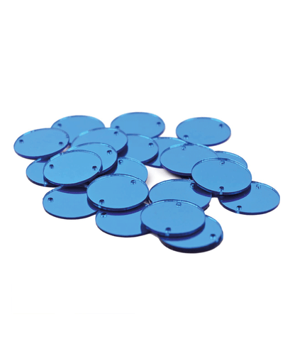 Feuille d'acrylique plexiglas MIROIR BLEU M115