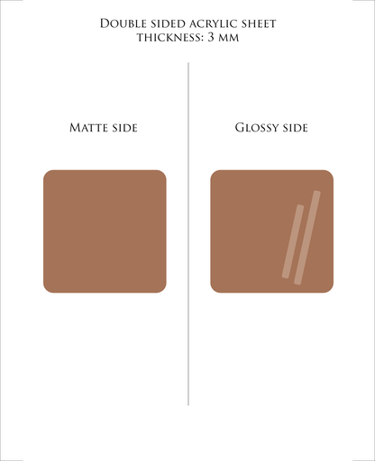 ASCHBRAUN Pastell-Acrylplatte 3 mm – Guss-PMMA für Laserschneiden & Glowforge