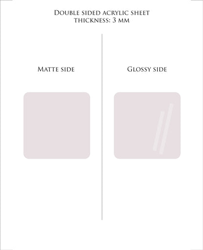 29 x 21 cm LIGHT PURPLE plexiglass acrylic sheet COLOR 011 | Pastel Acrylic Sheets | 3mm acrylic | Premium Acrylic