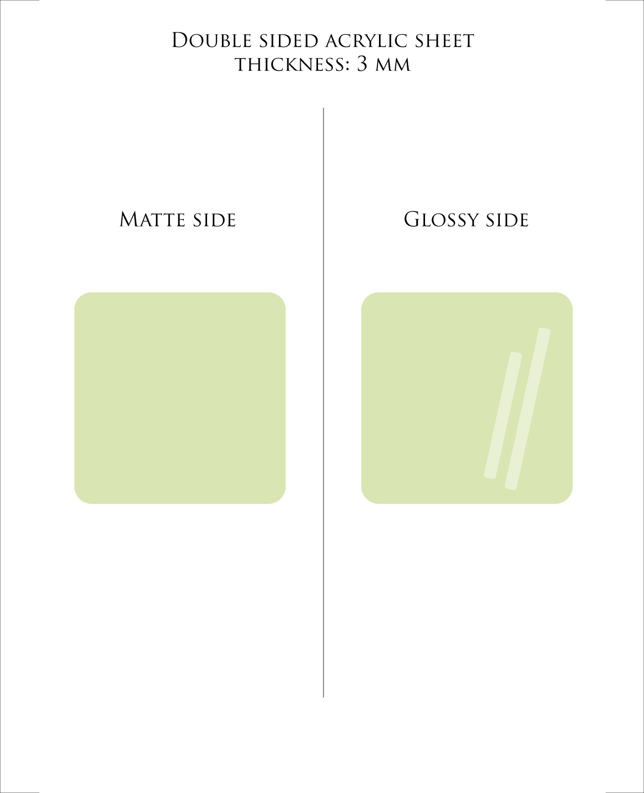 LIME Pastell-Acrylplatte 3 mm – Guss-PMMA für Laserschneiden & Glowforge
