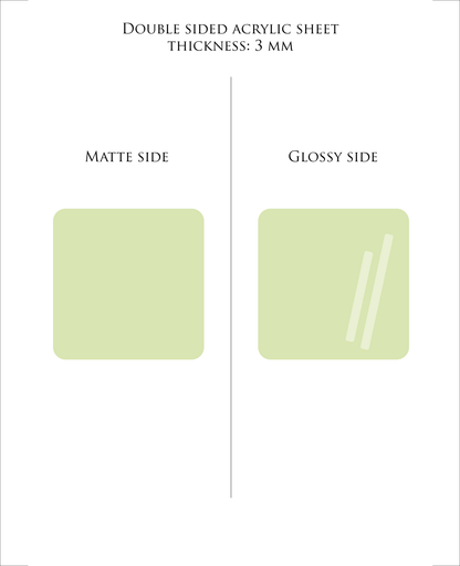 LIME Pastell-Acrylplatte 3 mm – Guss-PMMA für Laserschneiden & Glowforge