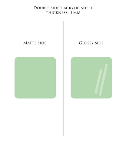 SUMMER GREEN Pastel Acrylic Sheet 3mm – Cast PMMA for Laser Cutting & Glowforge