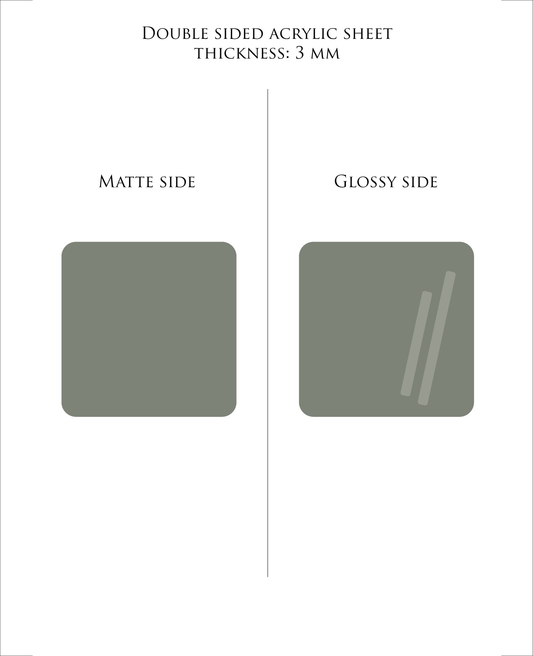 29 x 21 cm ANTIQUE GREEN plexiglass acrylic sheet COLOR 016 | Pastel Acrylic Sheets | 3mm acrylic | Premium Acrylic