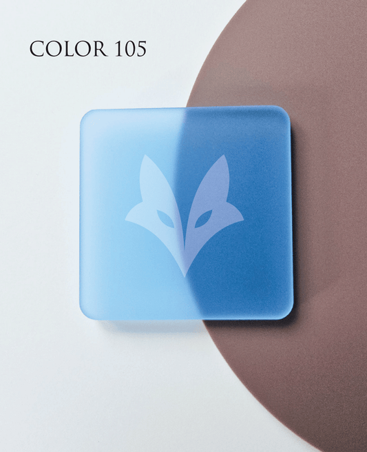 Mattiertes Acryl – Blau | Farbe 105