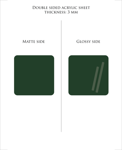 SACRAMENTO green Pastel Acrylic Sheet 3mm for laser cutting & Glowforge.