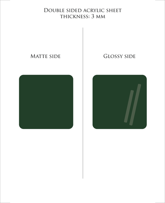 SACRAMENTO green Pastel Acrylic Sheet 3mm for laser cutting & Glowforge.