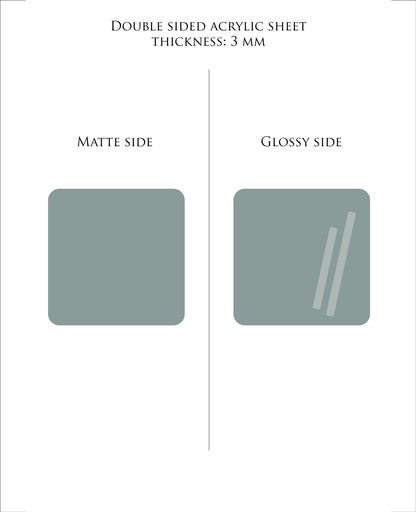 29 x 21 cm GRAY plexiglass acrylic sheet COLOR 233 | Pastel Acrylic Sheets | 3mm acrylic | Premium Acrylic