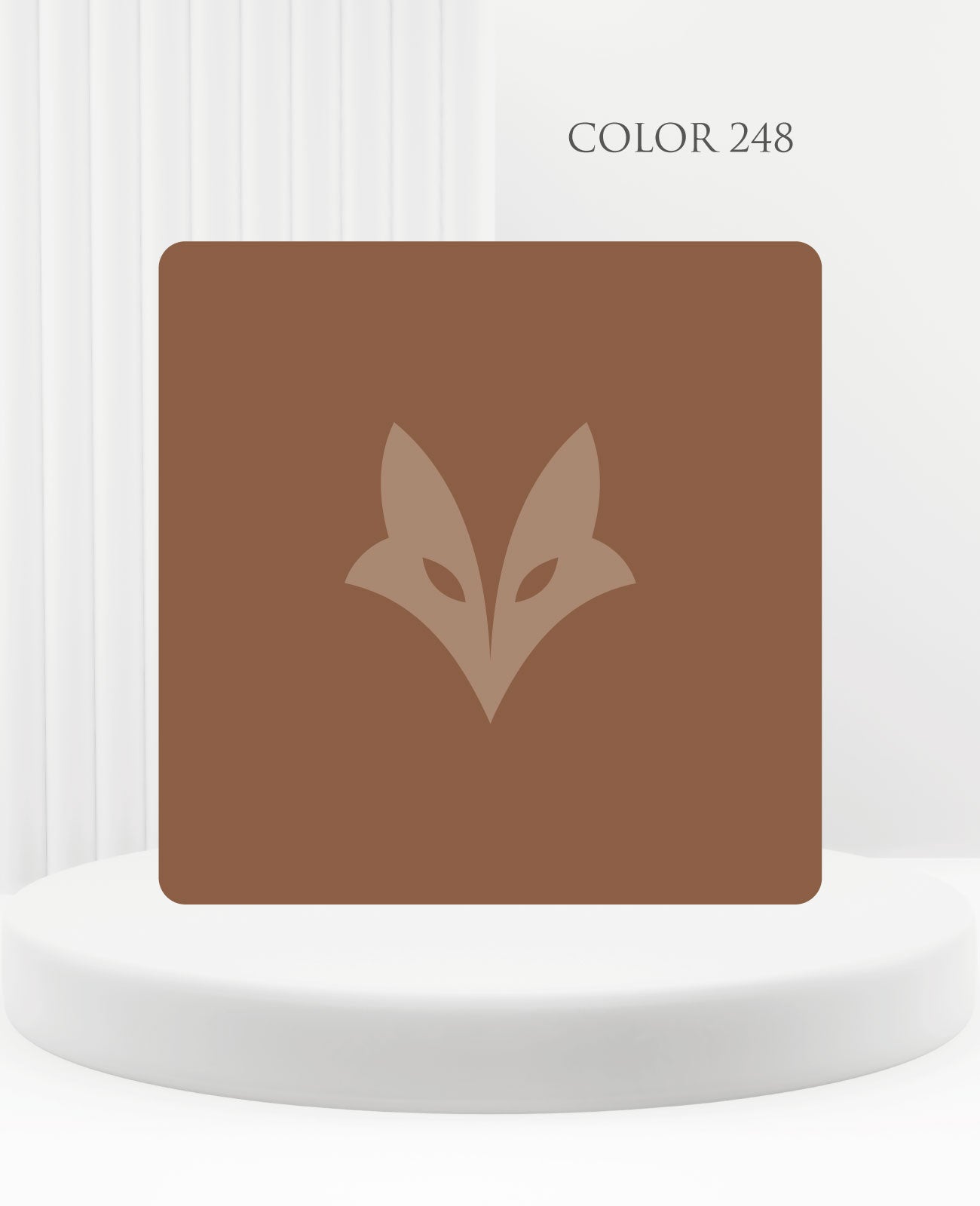 SIENNA brown pastel acrylic sheet 3mm for laser cutting and Glowforge