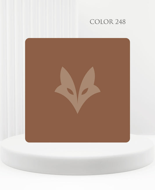 SIENNA brown pastel acrylic sheet 3mm for laser cutting and Glowforge
