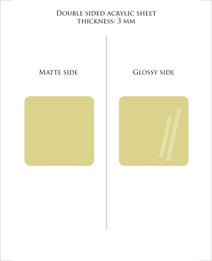HELLGELB Pastell-Acrylplatte 3 mm – Guss-PMMA für Laserschneiden & Glowforge