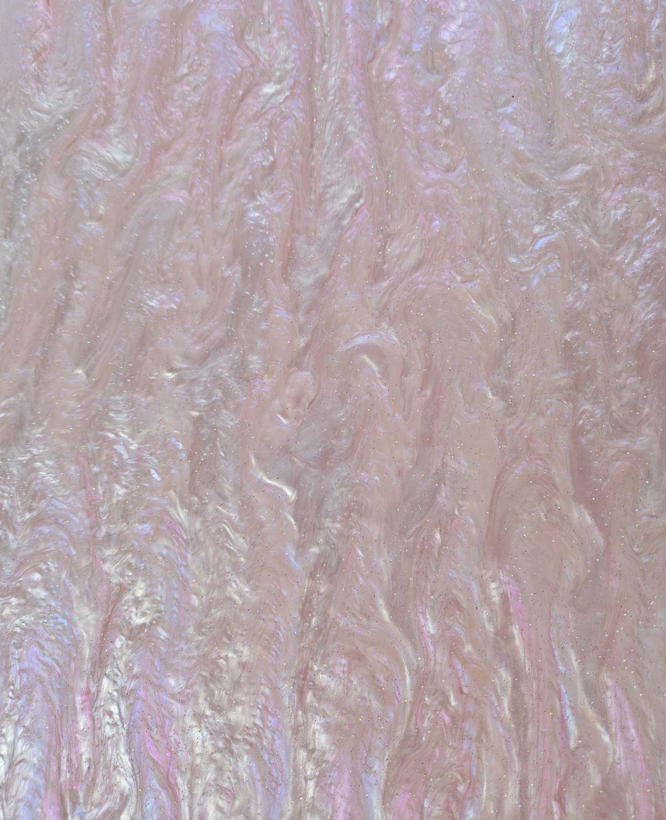 ROSE CLAIR Plaques en acrylique marbré avec paillettes | Feuilles d'acrylique pastel | Acrylique 3 mm | Acrylique premium