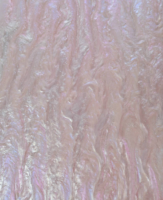 LIGHT PINK Marbled Glitter Acrylic Sheet 3mm – Cast PMMA for Laser Cutting & Glowforge