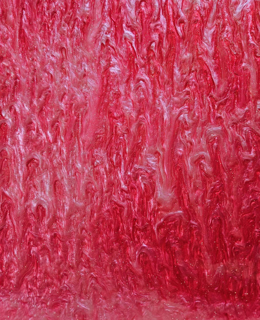 RED Marbled Glitter Acrylic Sheet 3mm – Cast PMMA for Laser Cutting & Glowforge