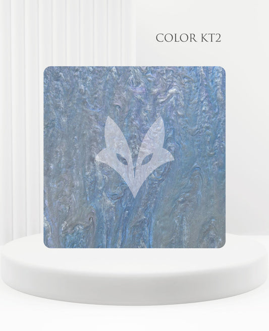 LIGHT BLUE Marbled Glitter Acrylic Sheet 3mm – Cast PMMA for Laser Cutting & Glowforge