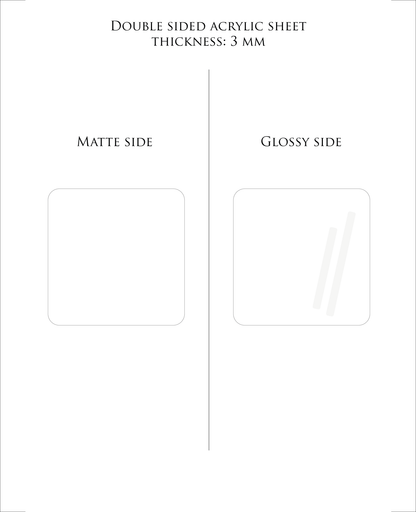 WEISS Plexiglas 3 mm – Guss-PMMA für Laserschneiden & Glowforge