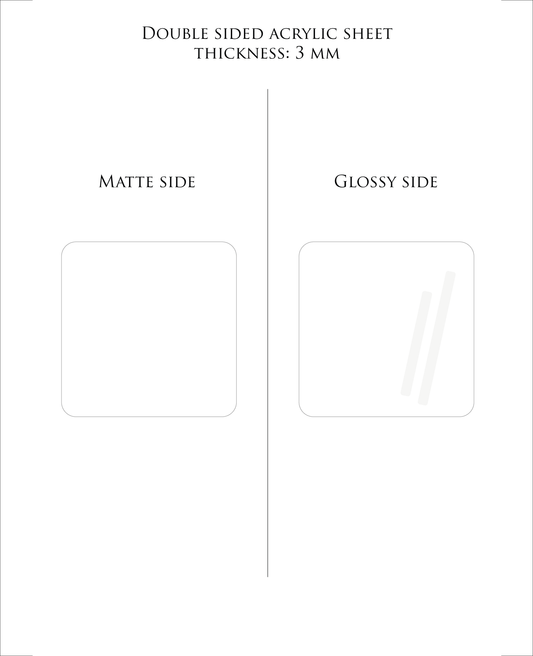 WEISS Plexiglas 3 mm – Guss-PMMA für Laserschneiden & Glowforge
