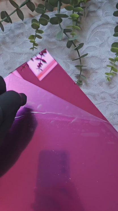 mirror acrylic sheets 3mm for Laser Cutting and Glowforge